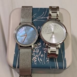 Two fossil watches 💕